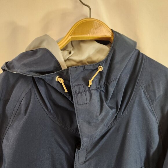 Vintage Taiga Jacket Mens Medium Blue Hooded - Picture 5 of 11